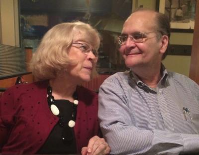 Vicki with Bob